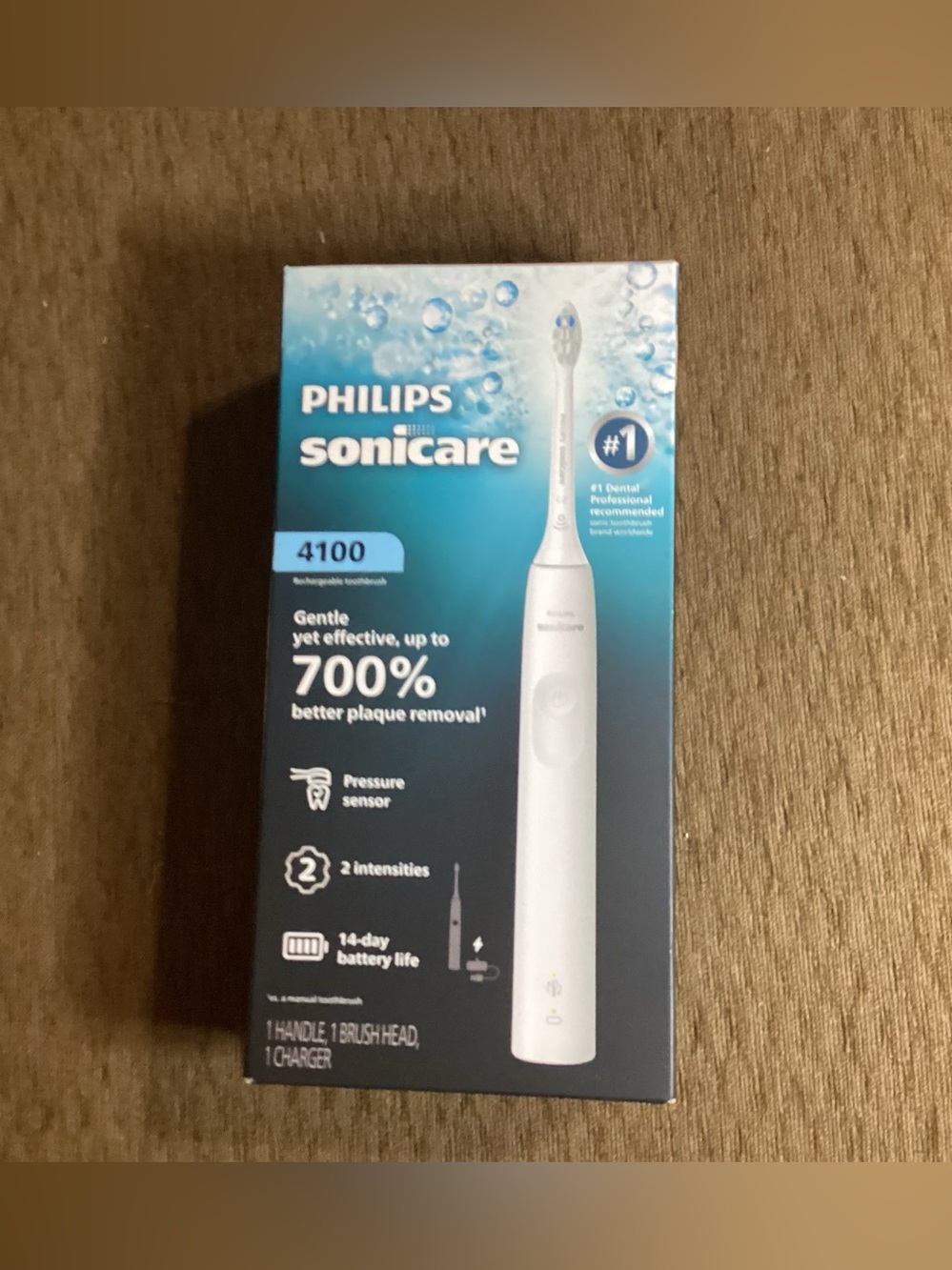 Philips Sonicare 4100 Electric Toothbrush White BRAND NEW SEALED